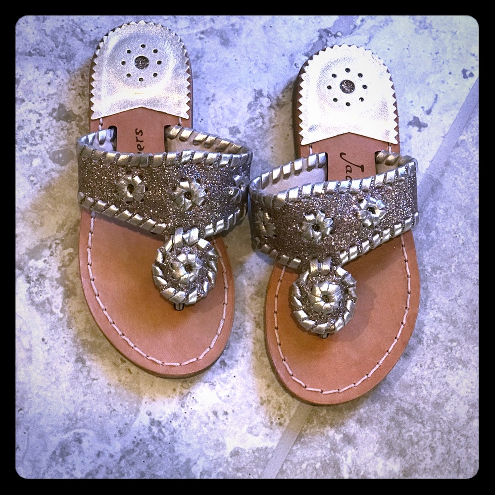 Jack Rogers Girl’s Gold Sandals